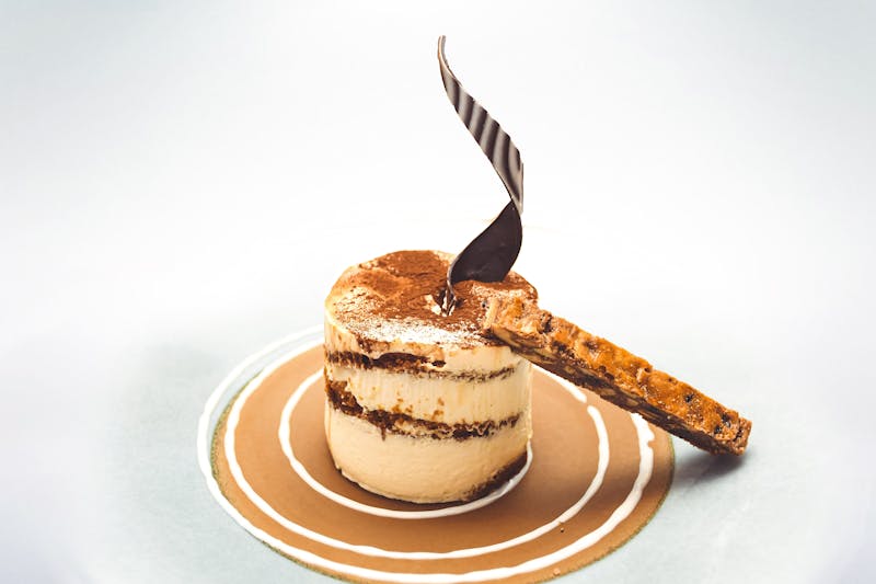 Classic Italian tiramisu with espresso and mascarpone